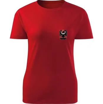 Dámské tričko Dámské tričko SLEZSKÁ ORLICE Simple - červená