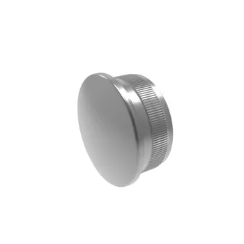 Zábradlí Hahn Steel Vypouklá záslepka pro trubku O33,7x 2,0 mm, AISI 304- brus