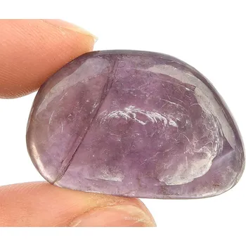 Přírodní kámen Lepidolit leštěný kámen QEX 5,9 g (Indie)