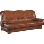 Casarredo Trojsedák ERIKA rozkládací kůže S42/dřevo rustikal