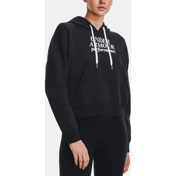Dámská mikina Dámská mikina Under Armour Essential Script Hoodie 1374107-001 Černá LG