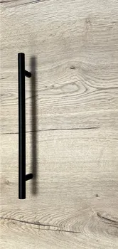 Nábytkové kování In-Design Porta dveřní madlo 400 x 18 mm černé