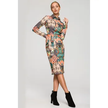 Dámské šaty Rozpínací šaty se vzorem MOE M706 model 3 EU velikost: XL