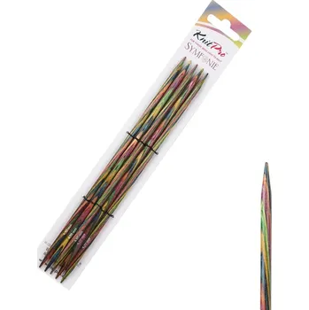 Nástroj na niť a příze KnitPro Symfonie ponožkové jehlice 20cm 4,5mm (KnitPro Symfonie Double Pointed Needles 20cm 4,5mm)