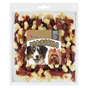 Pamlsek pro psa AKINU Kostičky s kuřecím masem 300 g