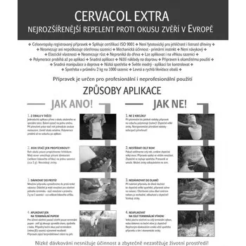 Hnojivo FMC Agro Česká republika spol. s r.o. FMC Agro Cervacol Extra přípravek proti okusu 15 kg (3x5g)