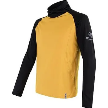 Oblečení a móda SENSOR COOLMAX THERMO pánská mikina mustard/černá