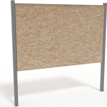 Plakátovací plocha TAURUS III - ocel, OSB 1250x1250 mm