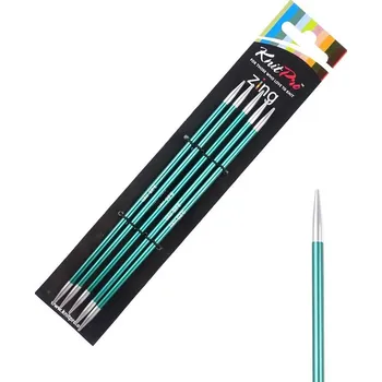 Jehlice KnitPro Zing ponožkové jehlice 3,25mm 15cm (KnitPro Zing Double Pointed Needles 3,25mm 15cm)