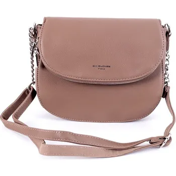 David Jones Paris Malá crossbody kabelka David Jones 6815-1 velbloudí hnědá