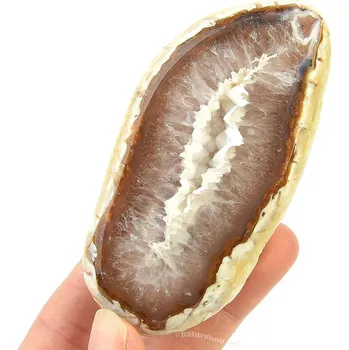 Přírodní kámen Achát geoda s dutinou 175 g