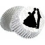 Košíčky na muffiny svatební první polibek (50 ks) Alvarak