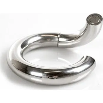 Magnetický erekční kroužek Slave4master 45 mm, ocelový erekční kroužek a natahovač varlat