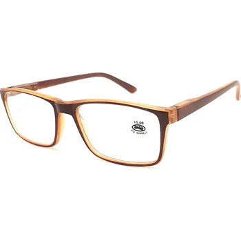Dioptrické brýle P8022 +3,50 brown flex