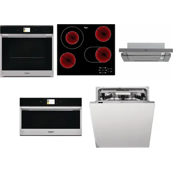 Set domácích spotřebičů WHIRLPOOL W9 OP2 4S2 H + WHIRLPOOL AKT 8190/BA + WHIRLPOOL AKR 749/1 IX + WHIRLPOOL W9 MD260 IXL + WHIRLPOOL WIO 3T133 PLE