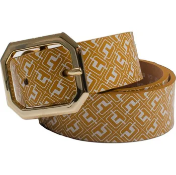 Opasek J.Lindeberg W pásek Bibbi Leather - hnědo bílý: Dámské 95