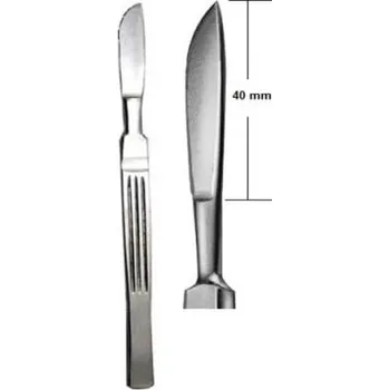 Skalpel Skalpel bříškatý 40mm 15,5 cm S/M PAK K.T.S. 13201