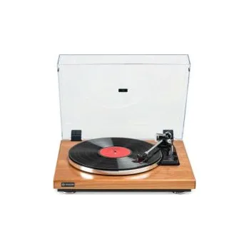 Gramofon Gramofon Rekkord F400+2M Red / Cherry Wood