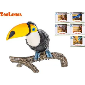 Figurka M.T. Zoolandia mláďata safari 6druhů v krabičce Zvířátko: Tukan