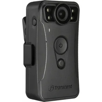 Digitální kamera Transcend DrivePro Body 30 osobní kamera, Full HD 1080p, infra LED, 64GB paměť, Wi-Fi, Bluetooth, USB 2.0, IP67, černá