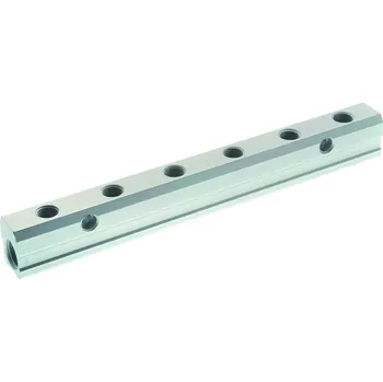 Příslušenství ke kompresoru INAIRCOM Rozdělovací lišta jednostranná Al 1/4 x 1/8 - 6