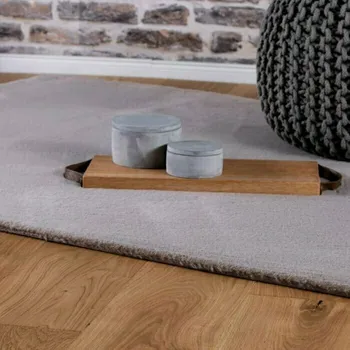 Koberec Vopi Kusový koberec Cha Cha 535 taupe (Varianta: Kulatý 80 cm průměr)