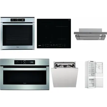 Set domácích spotřebičů WHIRLPOOL ABSOLUTE AKZM 8480 IX + WHIRLPOOL WL B8160 NE + WHIRLPOOL AKR 749/1 IX + WHIRLPOOL ABSOLUTE AMW 730 IX + WHIRLPOOL WIC 3C33 PFE + WHIRLPOOL WHC18 T311