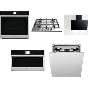 Set domácích spotřebičů WHIRLPOOL W9 OP2 4S2 H + WHIRLPOOL TKRL 661 IX EU + WHIRLPOOL AKR 62F LT K + WHIRLPOOL W9 MD260 IXL + WHIRLPOOL WIC 3C33 PFE