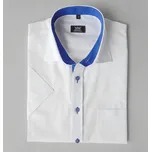 HEDVA ČESKÝ BROKÁT Košile EXTRA SLIM/KR bílá Velikost: 44