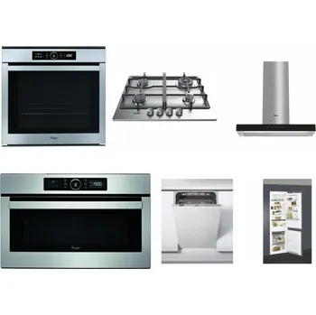 Set domácích spotřebičů WHIRLPOOL ABSOLUTE AKZM 8480 IX + WHIRLPOOL TKRL 661 IX EU + WHIRLPOOL WHBS 62F LT K + WHIRLPOOL ABSOLUTE AMW 730 IX + WHIRLPOOL WSIC 3M27 C + WHIRLPOOL ART 66112