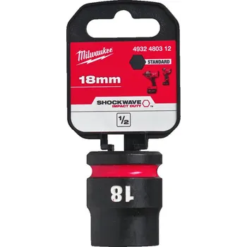 Gola hlavice MILWAUKEE 1/2" průmyslová hlavice STD, 18mm