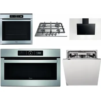 Set domácích spotřebičů WHIRLPOOL ABSOLUTE AKZM 8480 IX + WHIRLPOOL TKRL 661 IX EU + WHIRLPOOL AKR 62F LT K + WHIRLPOOL ABSOLUTE AMW 730 IX + WHIRLPOOL WIO 3T133 PLE