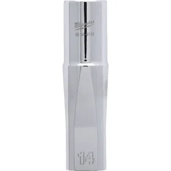 Ruční nářadí MILWAUKEE 1/2" Chromovaný prodloužený nástrčný klíč metrický 14 mm