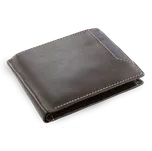 Arwel Pánská kožená peněženka - česká výroba; tmavě hnědá