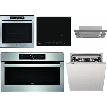 Set domácích spotřebičů WHIRLPOOL ABSOLUTE AKZM 8480 IX + WHIRLPOOL WL S7260 NE + WHIRLPOOL AKR 749/1 IX + WHIRLPOOL ABSOLUTE AMW 730 IX + WHIRLPOOL WIC 3C33 PFE