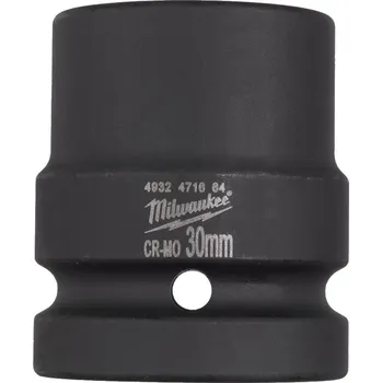 Gola hlavice MILWAUKEE Průmyslová hlavice Shockwave 1" HEX 30mm, krátká