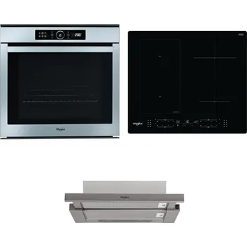 Set domácích spotřebičů WHIRLPOOL ABSOLUTE AKZM 8480 IX + WHIRLPOOL WL B8160 NE + WHIRLPOOL AKR 5390/1 IX
