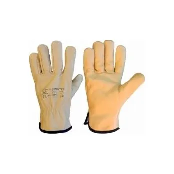 Pracovní rukavice Rukavice H2W žluté zimní