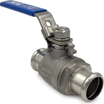 Vodovodní kohout INAIRCOM Kulový kohout INOX 22mm INOX PRESS