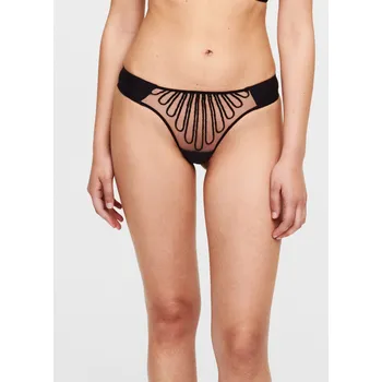 Souprava dámského spodního prádla Tanga CHANTELLE X (T09E70-02), Velikost XS, Barva černá