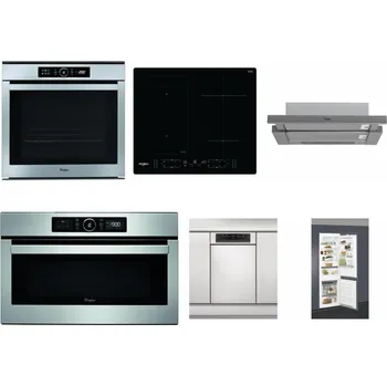 Set domácích spotřebičů WHIRLPOOL ABSOLUTE AKZM 8480 IX + WHIRLPOOL WL B8160 NE + WHIRLPOOL AKR 749/1 IX + WHIRLPOOL ABSOLUTE AMW 730 IX + WHIRLPOOL WSBO 3O34 PF X + WHIRLPOOL ART 66112