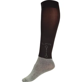 Jezdecké oblečení Podkolenky jemné LITEX FOR RIDERS černá Barva: černá, Velikost: 26-27