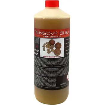 Olej na dřevo Tungový olej 1lt - čínský, dřevní, přírodní, rostlinný olej na dřevo OLE TUO 001
