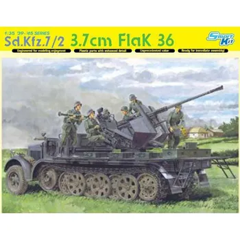 Plastikový model Model Kit military 6541 - Sd. Kfz.7/2 3,7 cm FLAK 36 ( SMART KIT) (1:35)