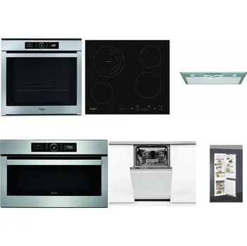 Set domácích spotřebičů WHIRLPOOL ABSOLUTE AKZM 8480 IX + WHIRLPOOL AKT 8900 BA + WHIRLPOOL AKR 650/1 IX + WHIRLPOOL ABSOLUTE AMW 730 IX + WHIRLPOOL WSIO 3O34 PFE X + WHIRLPOOL ART 66112
