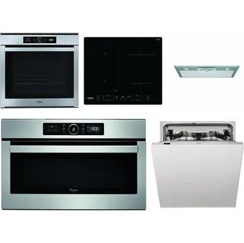 Set domácích spotřebičů WHIRLPOOL ABSOLUTE AKZM 8480 IX + WHIRLPOOL WL B8160 NE + WHIRLPOOL AKR 650/1 IX + WHIRLPOOL ABSOLUTE AMW 730 IX + WHIRLPOOL WIC 3C33 PFE