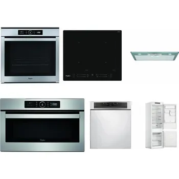 Set domácích spotřebičů WHIRLPOOL ABSOLUTE AKZM 8480 IX + WHIRLPOOL WL S7260 NE + WHIRLPOOL AKR 650/1 IX + WHIRLPOOL ABSOLUTE AMW 730 IX + WHIRLPOOL WBC 3C34 PF X + WHIRLPOOL WHC18 T311