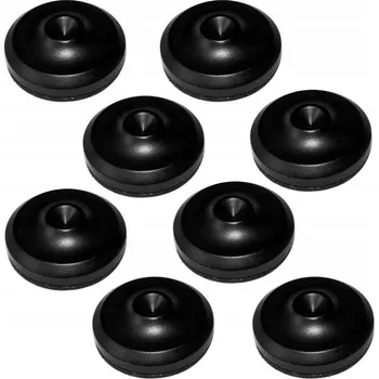 Příslušenství pro gramofon Analogis Spike Pucks Black (Set osmi podložek pod hroty reprosoustav a audio komponentů (8ks))