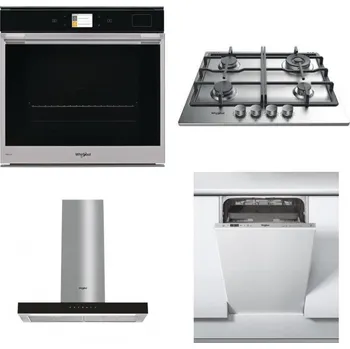 Set domácích spotřebičů WHIRLPOOL W9 OP2 4S2 H + WHIRLPOOL TKRL 661 IX EU + WHIRLPOOL WHBS 62F LT K + WHIRLPOOL WSIC 3M27 C