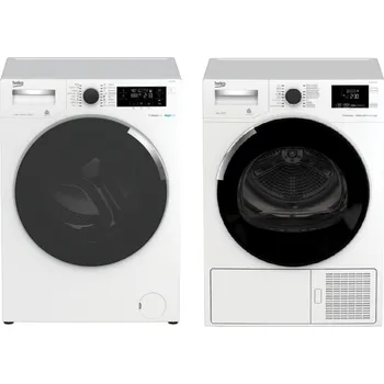 Set pračky a sušičky Recenze Beko WTE9744N + DH8544CSFRX